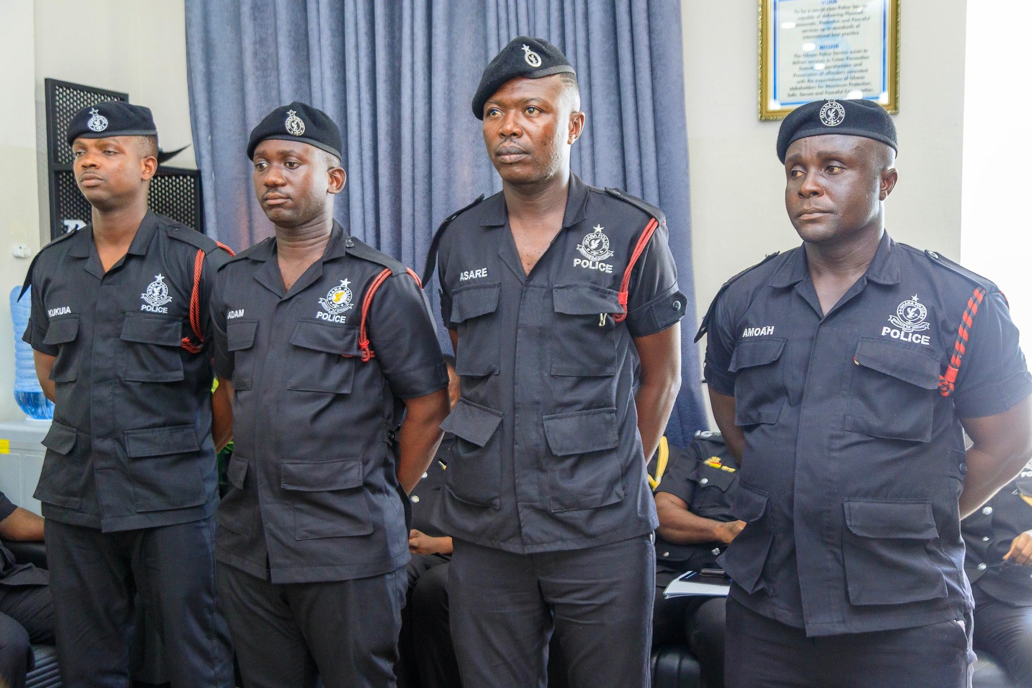 Four Police Officers Promoted For Diligence and Professionalism